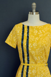 Yellow flower dress by pat bravo