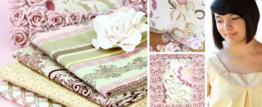 Dashing Roses Fabric Bundle and Products