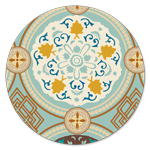 FR-5061 Aqua Stained Glass