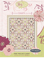 Flirty Quilt Project by Pat Bravo