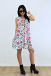 flower pop art dress