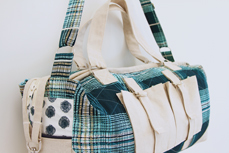 Plaid handbag by pat bravo