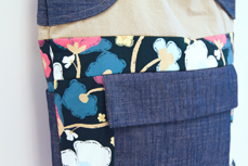 dare fabric collection bag close up