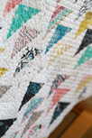 Etno Table Runner Triangle Close up