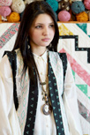 Etno Ethnic Vest Close up